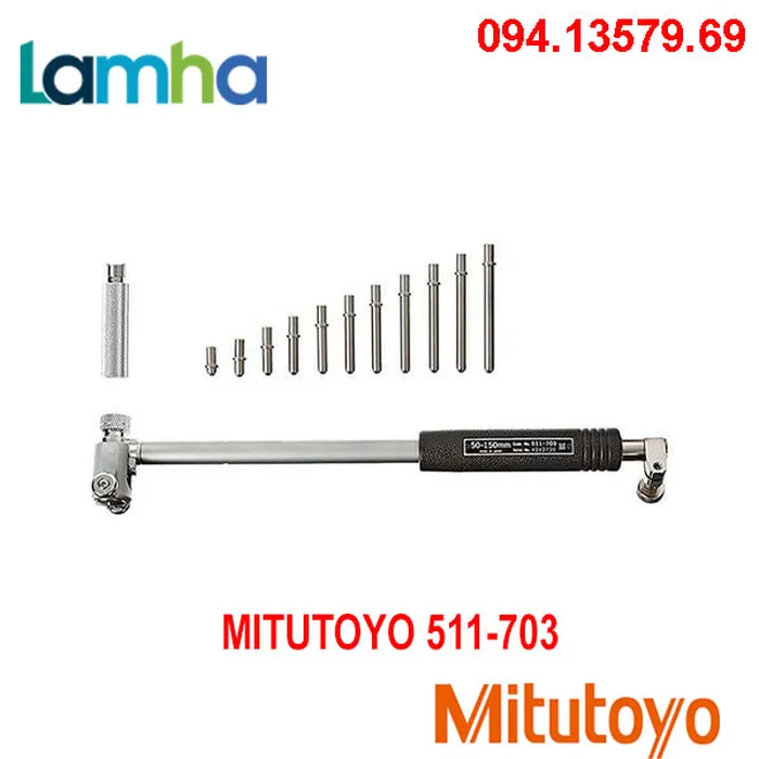 Thân đo lỗ Mitutoyo 511-703 (50-150mm, chưa bao gồm đồng hồ so)