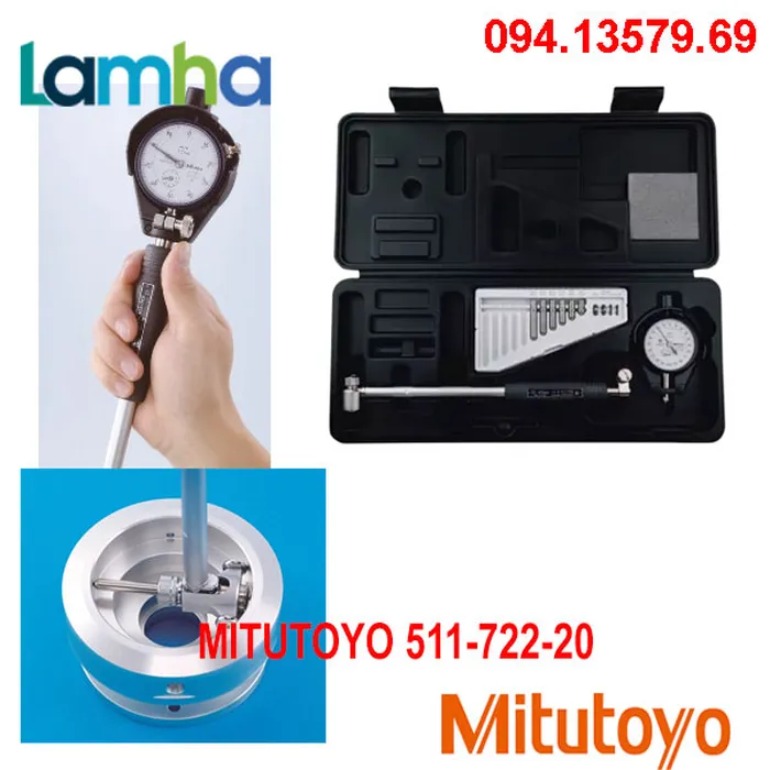 Đồng hồ đo lỗ MITUTOYO 511-722-20 (35-60mmx0.001mm)