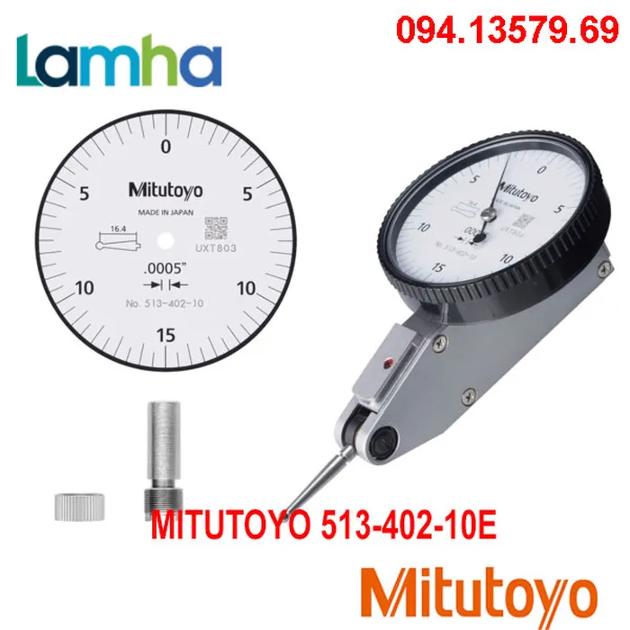 Đồng hồ so chân gập MITUTOYO 513-402-10E (0-0.03)