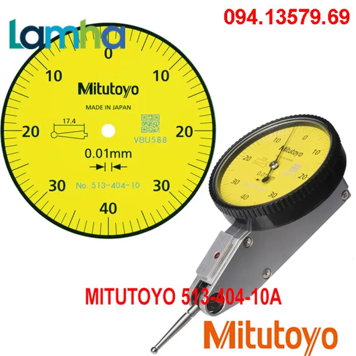 Đồng hồ so chân gập MITUTOYO 513-404-10A (0-0.8/0.01mm)