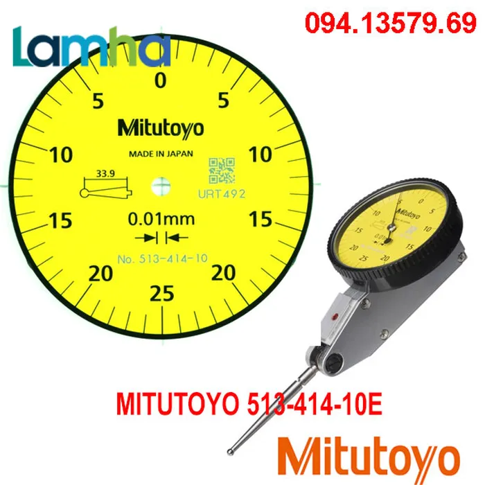 Đồng hồ so chân gập MITUTOYO 513-414-10E (0-0.5mm/0.01mm)