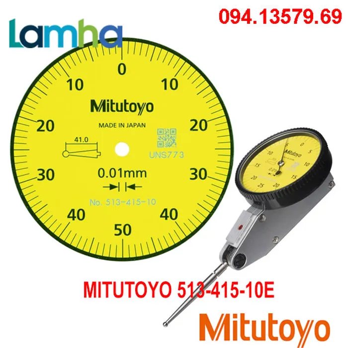 Đồng hồ so chân gập MITUTOYO 513-415-10E (0-1mm/0.01)