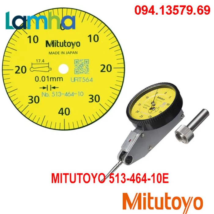 Đồng hồ so chân gập MITUTOYO 513-464-10E (0-0.8mm/0.01)