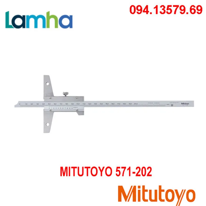 Thước đo độ sâu cơ khí Mitutoyo 527-202 (0-200mm/0.05)