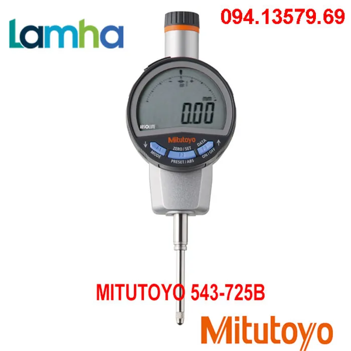 Đồng hồ so điện tử MITUTOYO 543-725B (25.4mm/0.01mm)