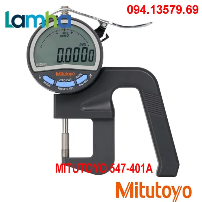 Đồng hồ đo độ dày điện tử Mitutoyo 547-401A (0-12mm/0.001mm)