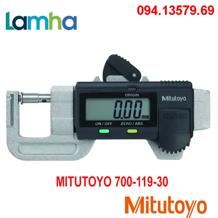 Đồng hồ đo độ dày điện tử Mitutoyo 700-119-30 (0-12mm/0.01mm)
