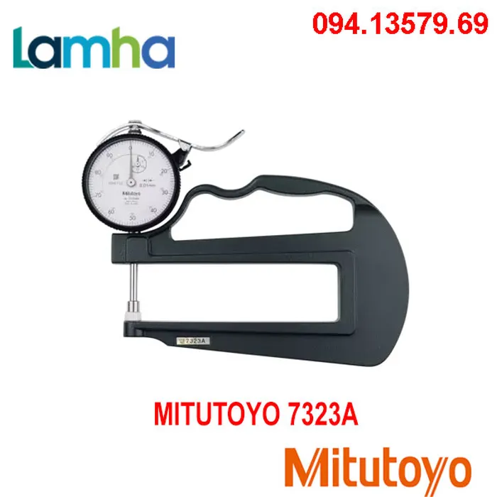 Đồng hồ đo độ dày Mitutoyo 7323A (0-20mm/0.01mm)