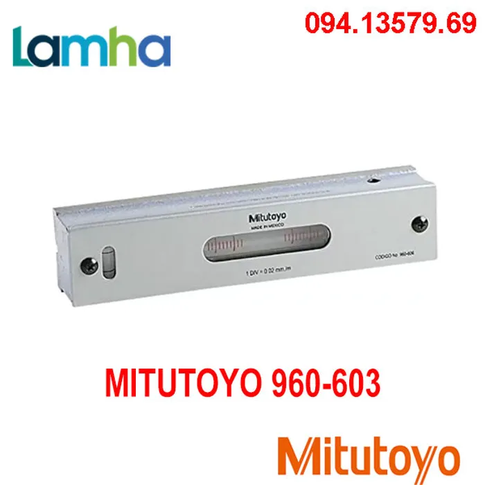 Nivo khung Mitutoyo 960-603 (200x44x38.2mmx0.02mm/m)