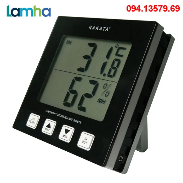 Nhiệt ẩm kế điện tử độ chính cao NAKATA NHP-2099TH