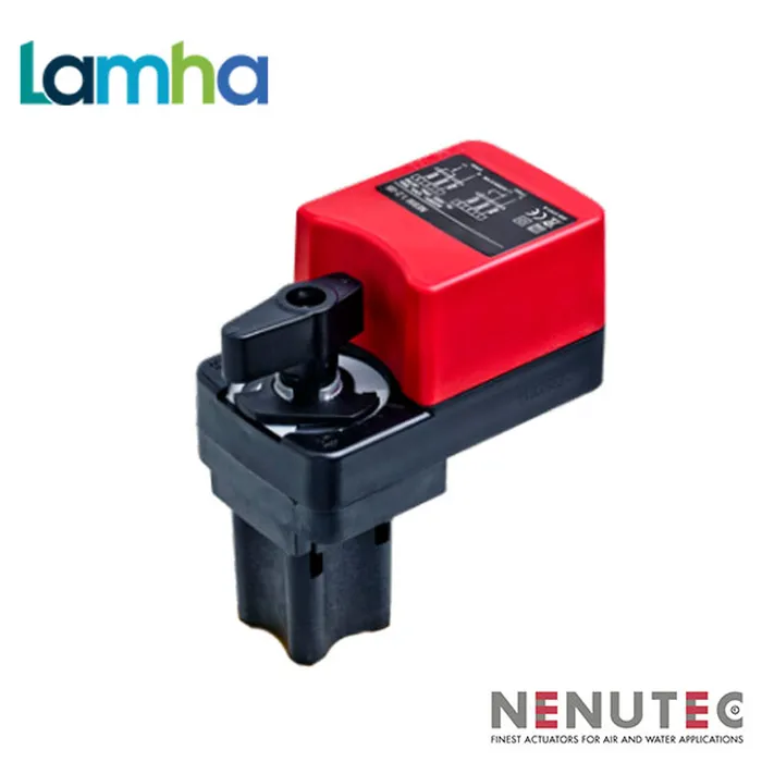 Bộ truyền động van bi Nenutec NEBM 1.2-05 (5 Nm, 24V AC/DC)