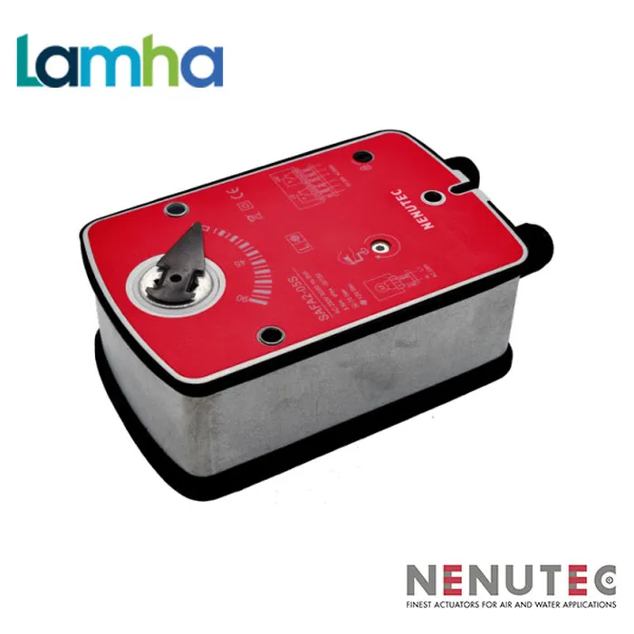 Thiết bị truyền động chữa cháy và khói Nenutec SAFA1-05S (5Nm, 24V AC/DC, 50…70s, lò xo hồi <25s)