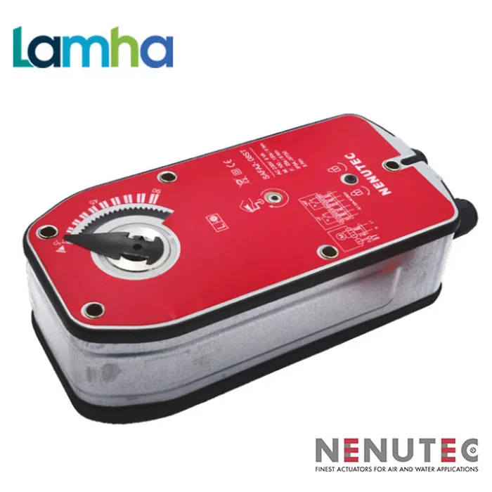 Thiết bị truyền động chữa cháy và khói Nenutec SAFA1-08ST (8Nm, 24V AC/DC, 100…120s, lò xo hồi 25s)