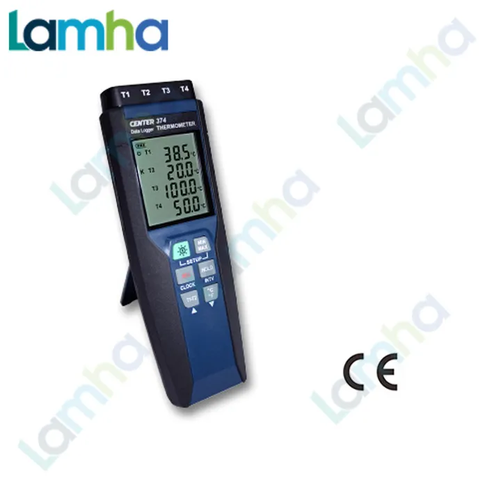 Nhiệt kế ghi dữ liệu Center 374 (-200~1372℃) với độ chính xác vượt trội
