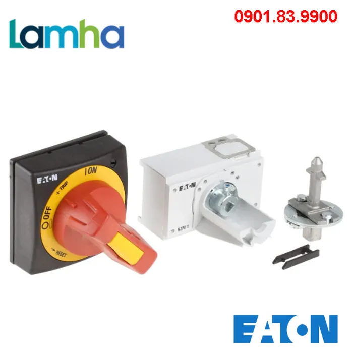 Tay vặn xoay Eaton Moeller NZM1-XTVDVR (màu đỏ-vàng, Sử dụng với MCCB dòng NZM)