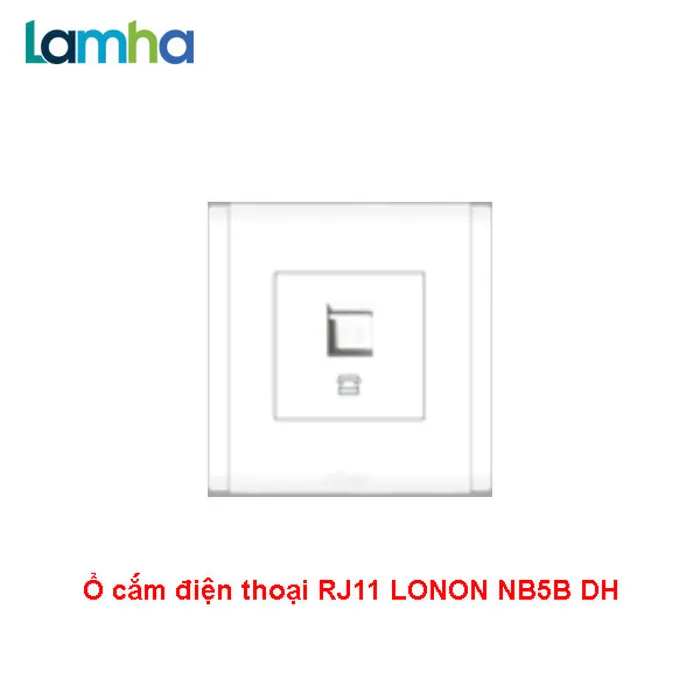 Ổ cắm điện thoại RJ11 LONON NB5B DH