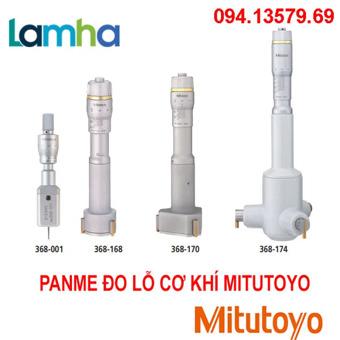 Panme đo lỗ hai chấu cơ khí Mitutoyo
