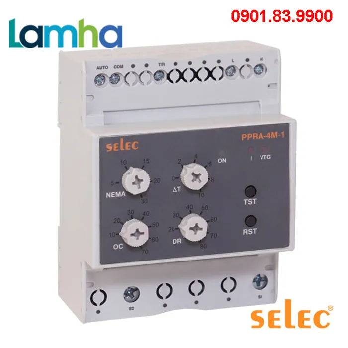 Rơ le bảo vệ đa chức năng Selec PPRA-4M-3-415V