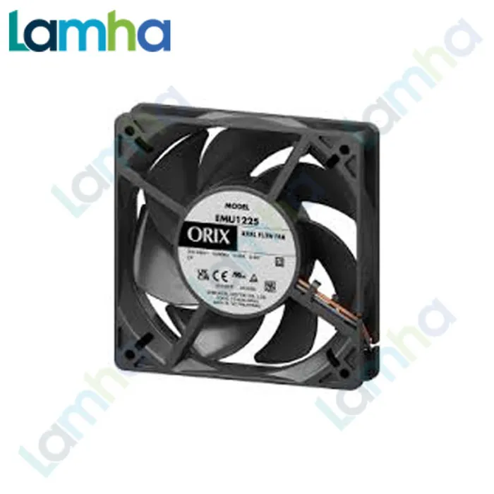 Quạt hút tủ điện Orix tiết kiệm năng lượng EMU1225 (120x120x25mm, 220VAC)