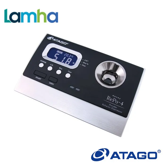 Khúc xạ kế đo độ ẩm mật ong điện tử Atago RePo-4 Cat.No.5014 (12.5 ...30.5%)