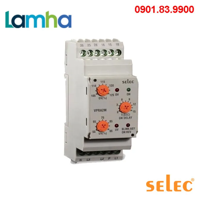 Rơ le bảo vệ điện áp Selec
