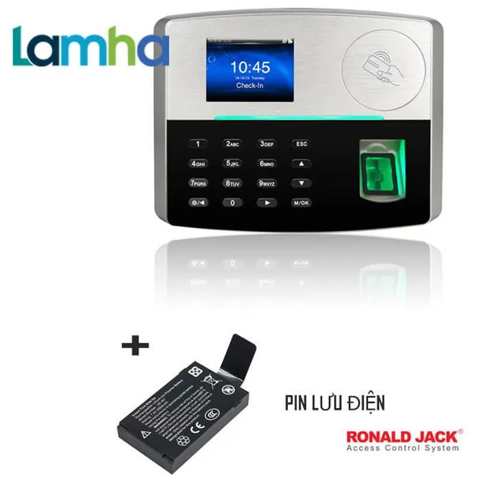Máy chấm công vân tay Ronald Jack S810