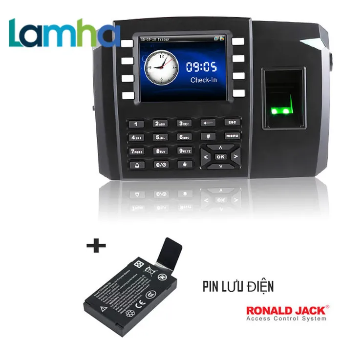 Máy chấm công vân tay Ronald Jack TFT 600