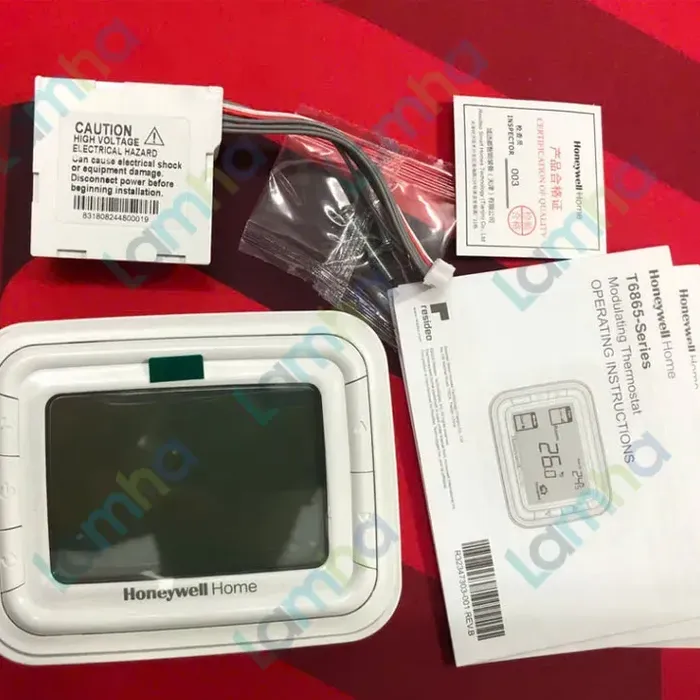 Bộ Điều khiển (thermostat) FCU 3 Tốc Độ Quạt Resideo (Honeywell Home) RT6861H2WB - Tiện Ích và Hiện Đại