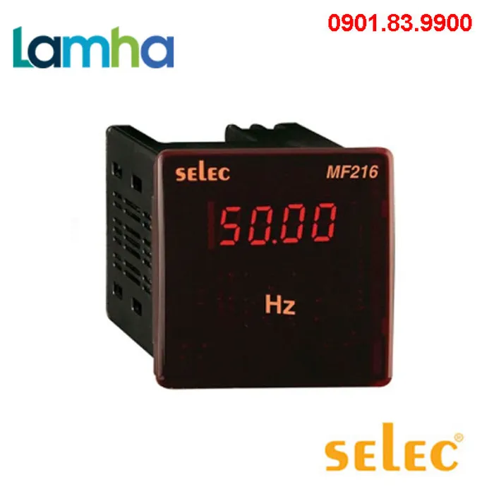 Đồng hồ đo Tần Số dạng LED Selec MF216 (72x72)