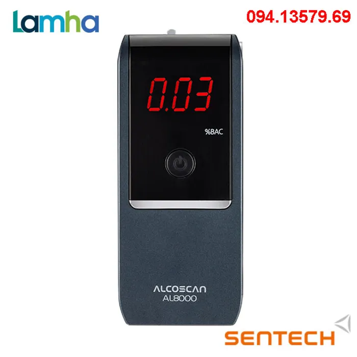 Máy đo nồng độ cồn Sentech AL8000 (Có dùng ống thổi)
