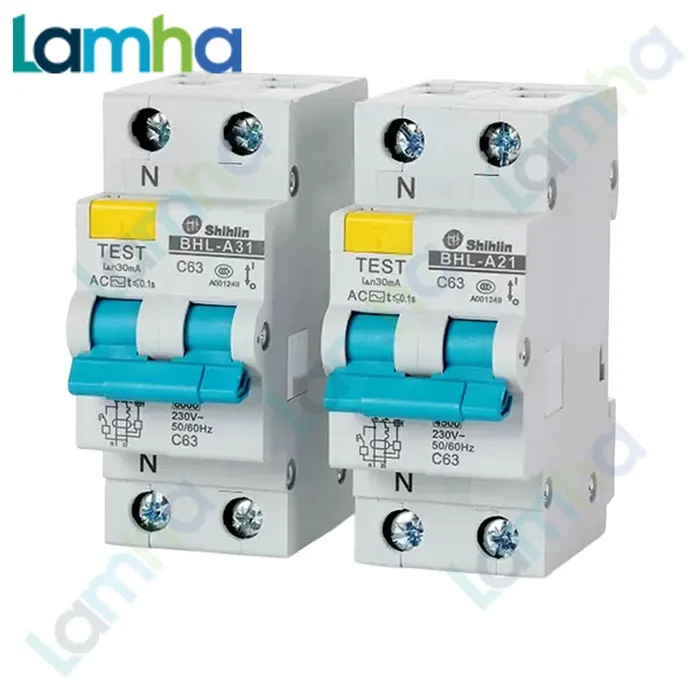 CB Chống giật (RCBO) Shihlin BHL-A (1P+N, 40.50.63A, 6kA)