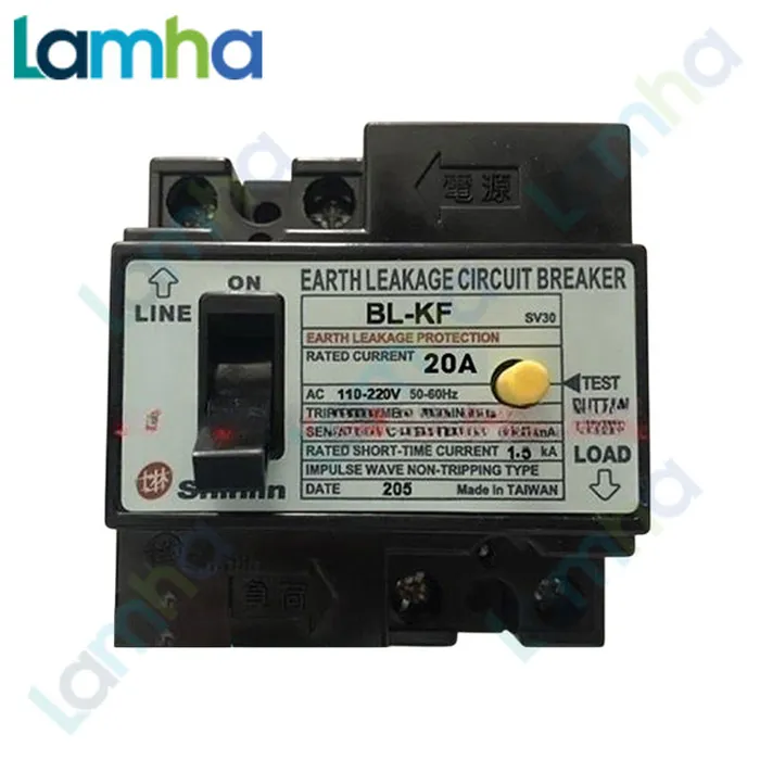CB Chống giật (RCCB) Shihlin BL-KF (2P, 15.20.30A, 1.5kA)