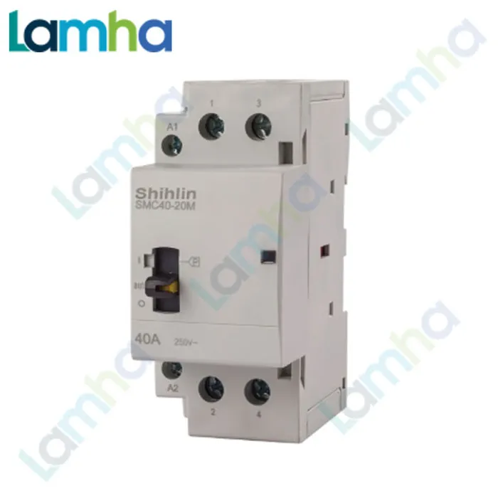 Khởi động từ module (SMC) Shihlin SMC40-M (4P, 40A Manual, 24,110,220V)