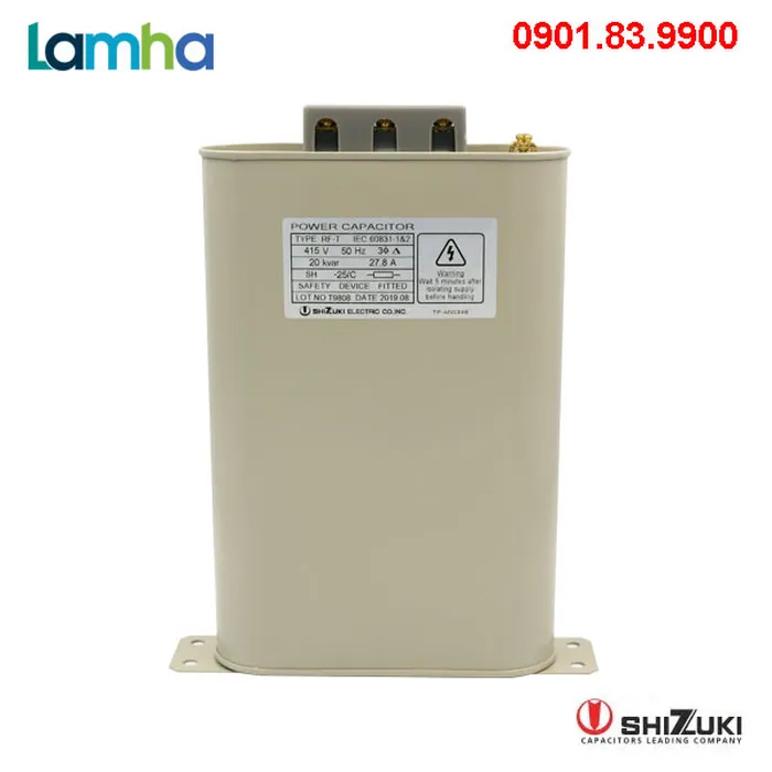 Tụ bù 3 pha Tụ dầu 415V Shizuki RF-T41520 (20 kVAr)