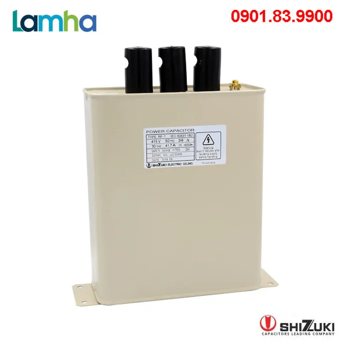 Tụ bù 3 pha Tụ dầu 415V Shizuki RF-T41530 (30 kVAr)