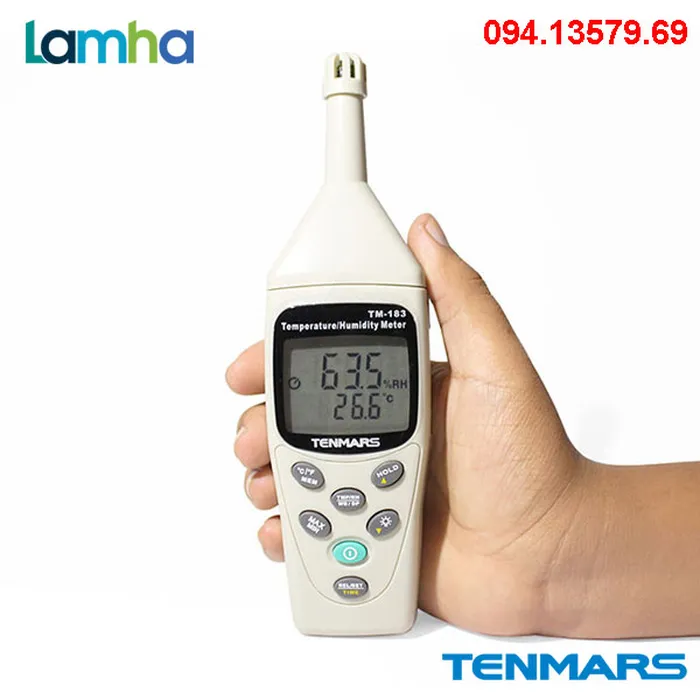 Thiết bị đo nhiệt độ/ độ ẩm TENMARS TM-183
