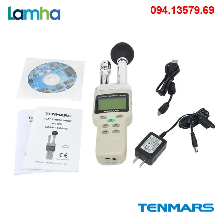 Máy đo bức xạ nhiệt Tenmars TM-188D