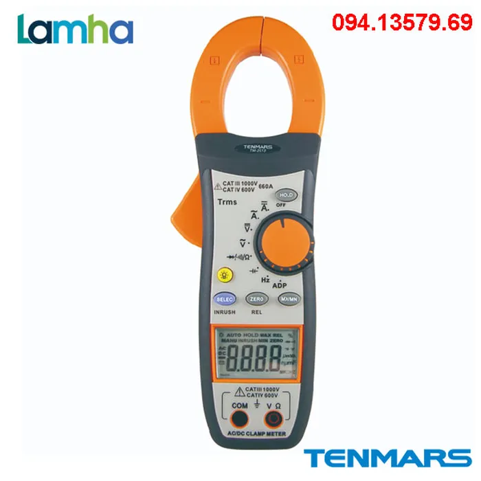 Ampe kìm Tenmars AC/DC TM-2013