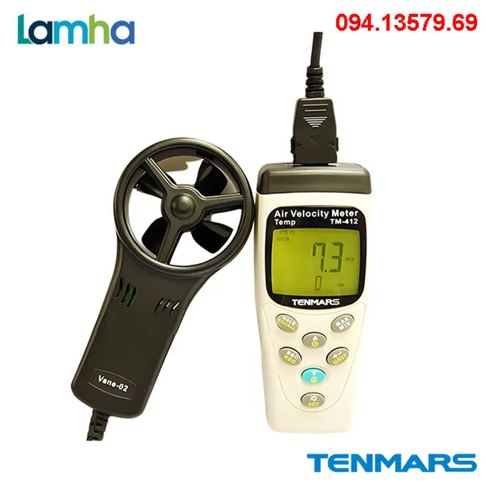 Máy đo tốc độ gió Tenmars TM-412