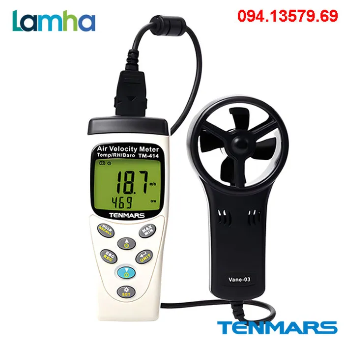 Máy đo tốc độ gió Tenmars TM-414