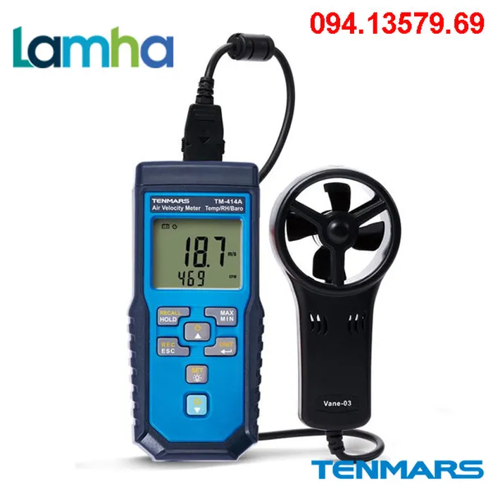 Máy đo tốc độ gió Tenmars TM-414A