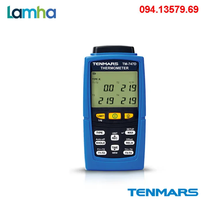 Máy đo nhiệt độ 4 Kênh TENMARS TM-747D