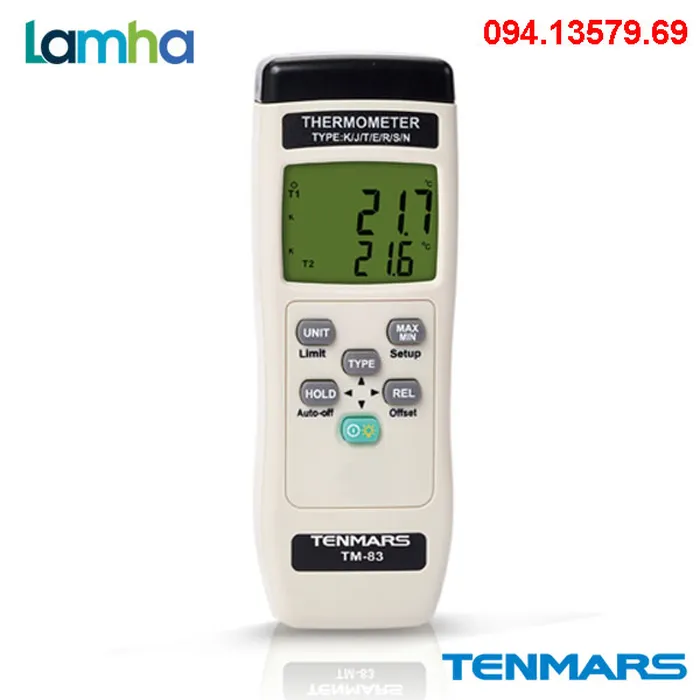 Nhiệt kế điện tử TENMARS TM-83 (-250°C~1767°C)
