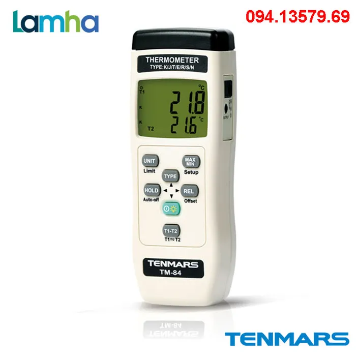 Nhiệt kế điện tử TENMARS TM-84 (-250°C~1767°C )