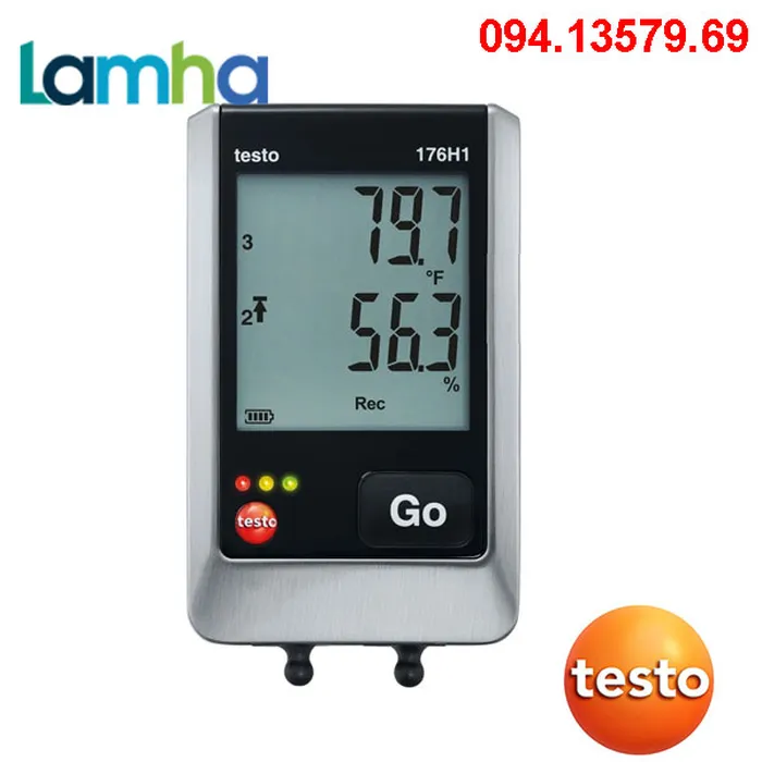Máy đo ghi nhiệt độ, độ ẩm testo 176-H1 | CODE: 0572 1765