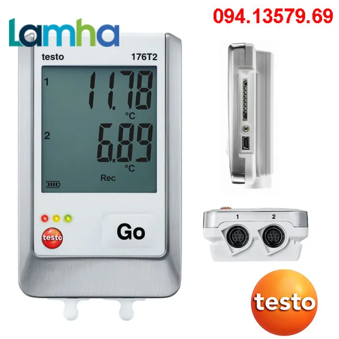Máy đo nhiệt độ tự ghi testo 176T2 | CODE: 0572 1762