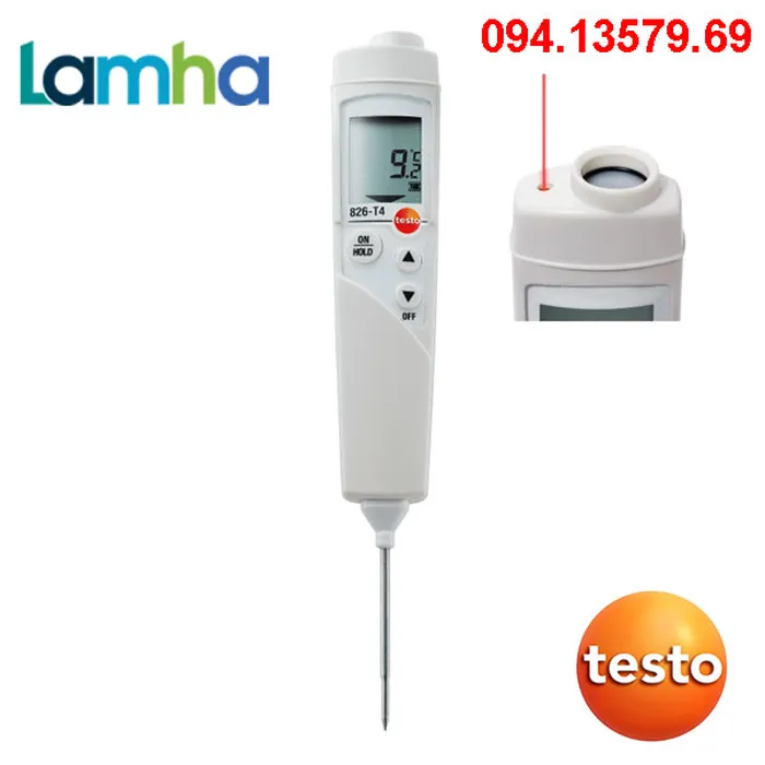Máy đo nhiệt độ testo 826-T4 (-50 đến +300 °C)