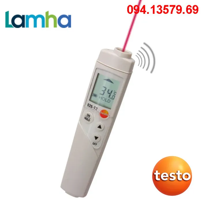 Máy đo nhiệt độ HACCP testo 826-T2 (-50 đến +300 °C)