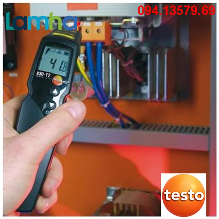 Máy đo nhiệt độ testo 830-T2 (-50 đến +500 °C)