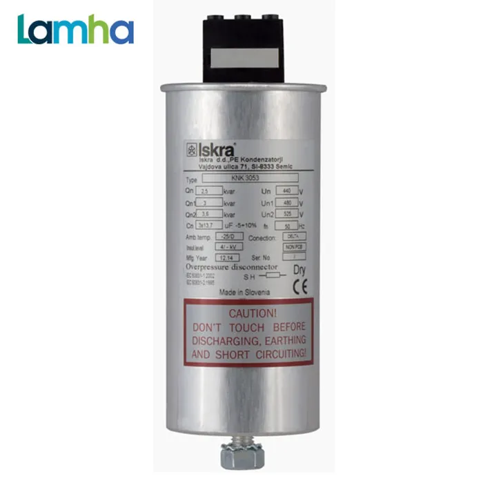 Tụ bù hạ thế ISKRA KNK4053 5Kvar 440V 50Hz (TỤ TRÒN, LOẠI TỤ DẦU)